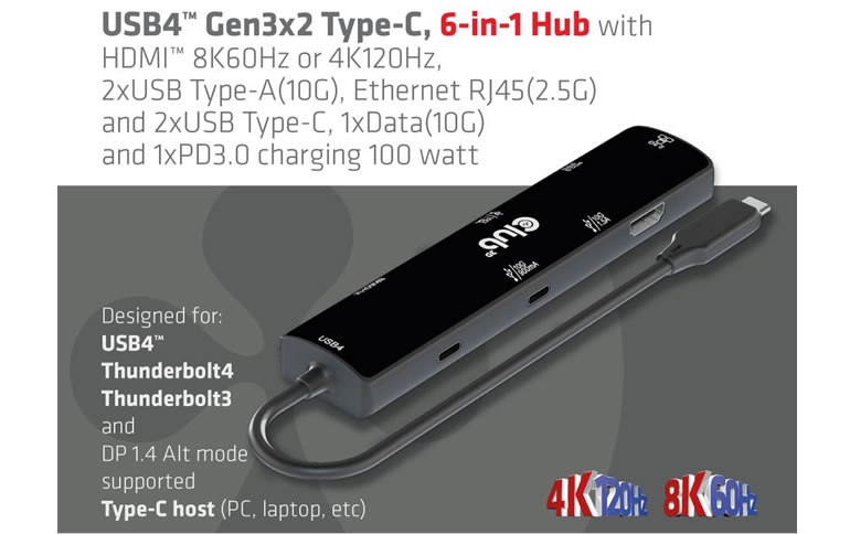 Club 3D  USB C over ALT Mode