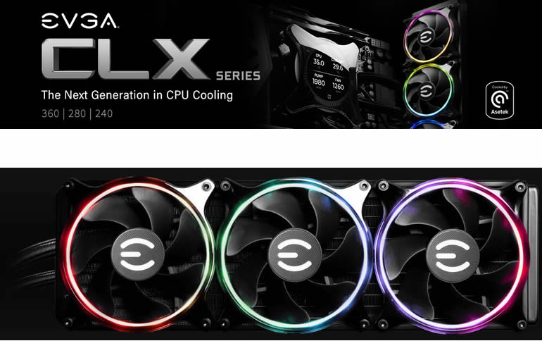 EVGA releases CLX Series - The Next Generation in Cooling