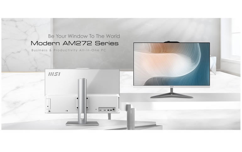 MSI's Modern AM272 Series All-in-One PC be Your Trusted Partner for Business
