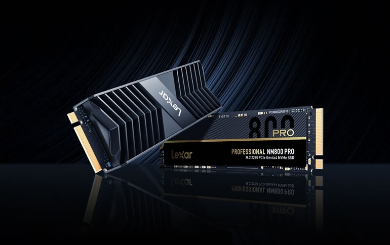 LEXAR ANNOUNCES PROFESSIONAL NM800PRO PCIE GEN4X4 NVME SSD