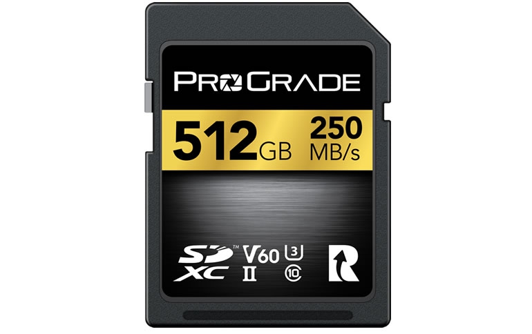 PROGRADE DIGITAL ANNOUNCES A HIGHER CAPACITY SDXC UHS-II V60 512GB MEMORY CARD