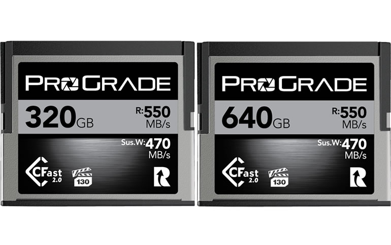 Prograde Digital Announces New 3rd Generation CFast 2.0 Cobalt Memory Cards