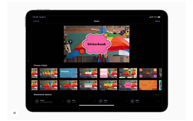 Apple introduces new version of iMovie featuring Storyboards and Magic Movie