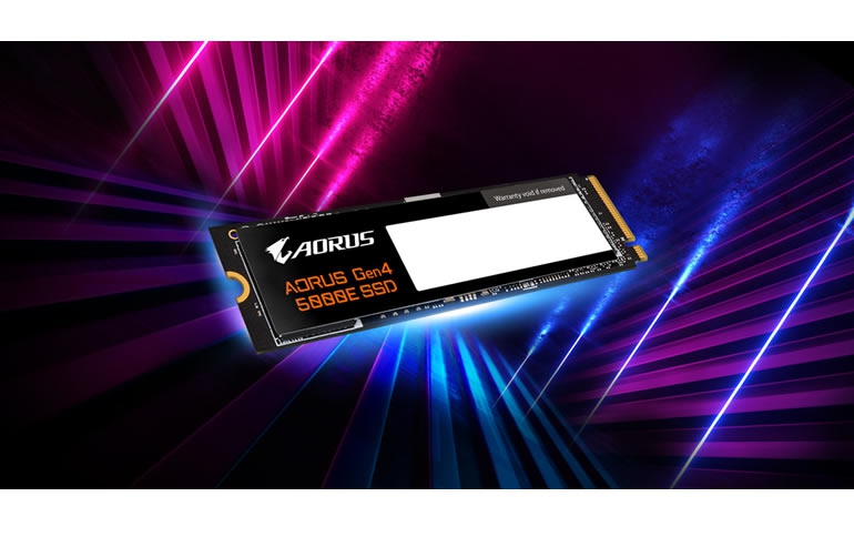 AORUS Gen4 5000E SSD Presents High-profile Performance with Low-profile Consumption