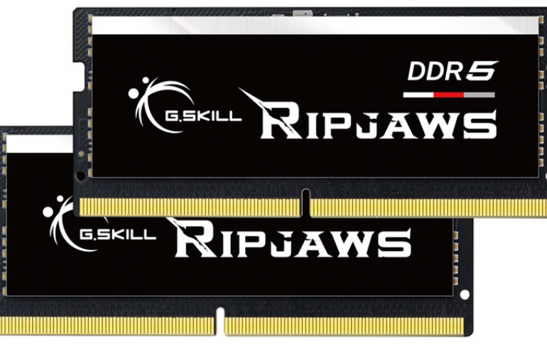 G.SKILL Announces Ripjaws DDR5 SO-DIMM Memory Kits