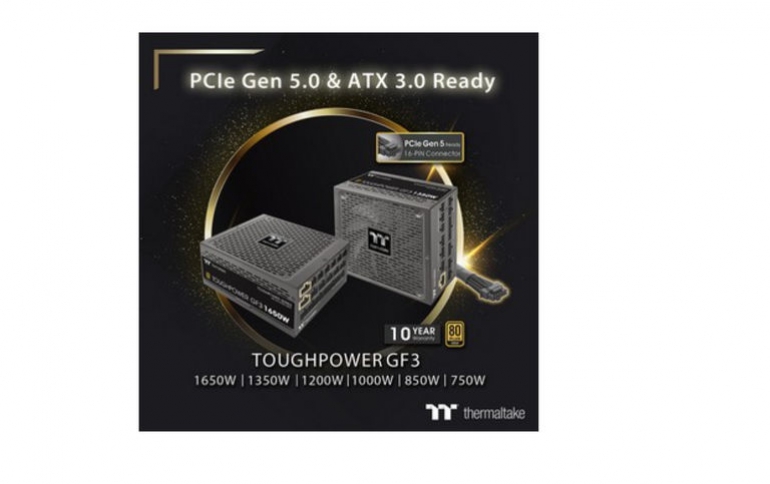 Thermaltake Launches the All-new Toughpower GF3 Series (PCIe Gen 5.0 and ATX 3.0 Ready)