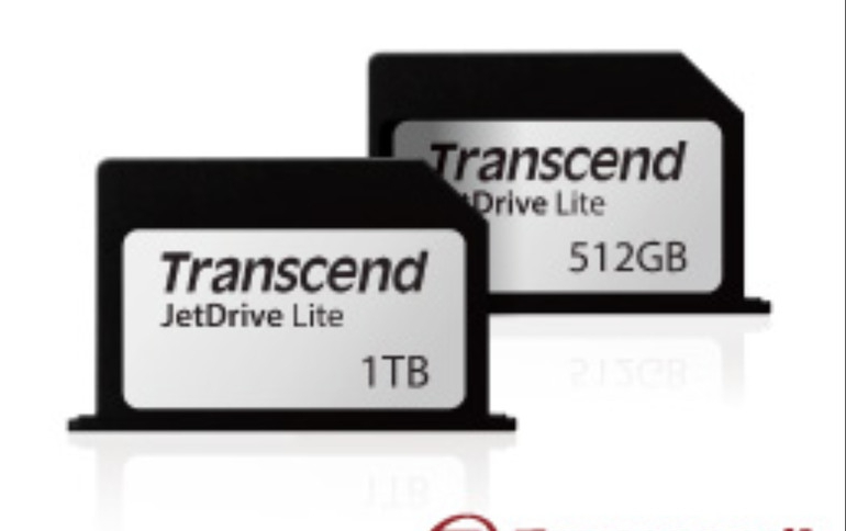 New 1TB JetDrive™ Lite 330 Expansion Cards Expand Capacity for Your MacBook Pro