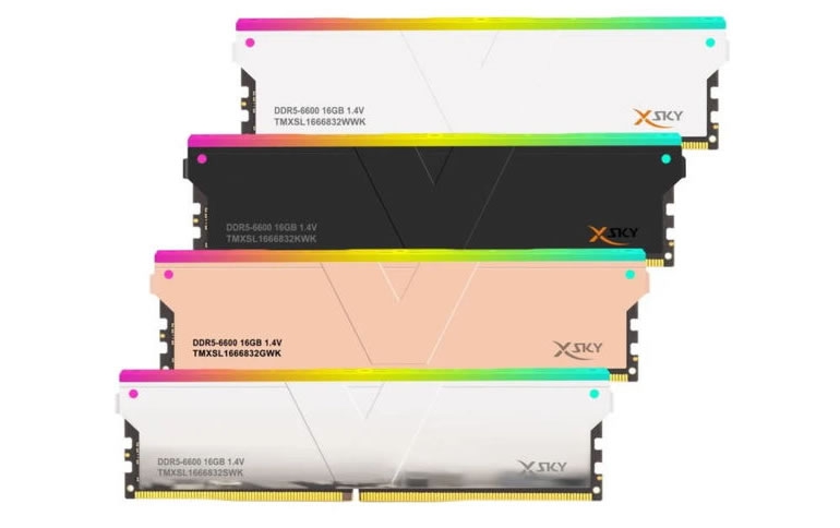 v-color Launches the Manta XSky RGB DDR5 6600MHz CL32 Memory Kit