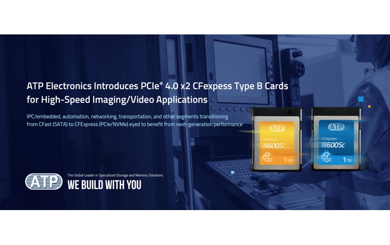 ATP Electronics Introduces PCIe 4.0 x2 CFexpess Type B Cards
