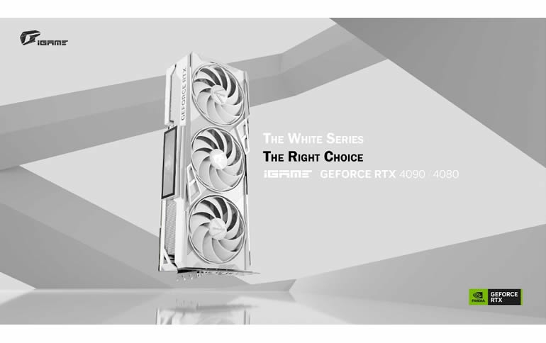 COLORFUL Launches Highly-Anticipated GeForce RTX 4090 and RTX 4080 Vulcan White Limited Edition Graphics Cards
