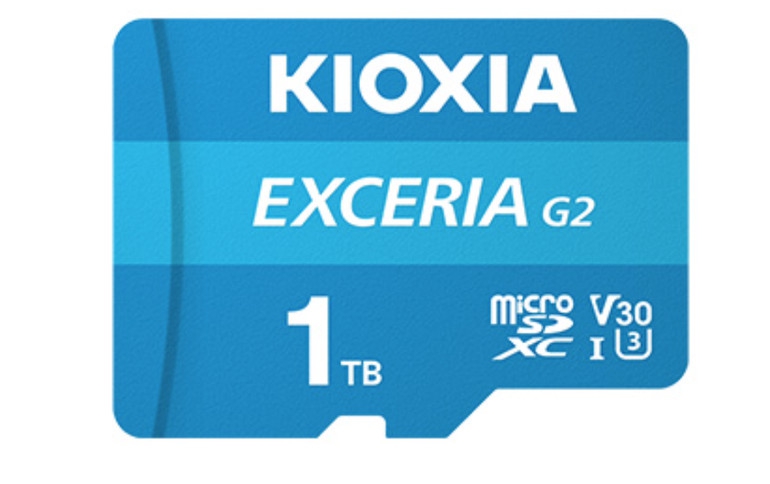 KIOXIA Launches High-Capacity 1TB MicroSD Memory Cards