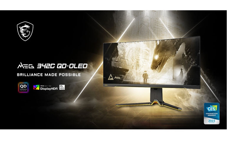 MSI announces MEG 342C QD-OLED Gaming monitor