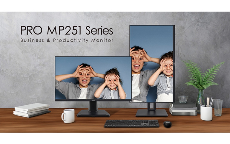 MSI PRO MP251 Series – The World’s First 24.5-inch 100Hz EyesErgo Business Monitor