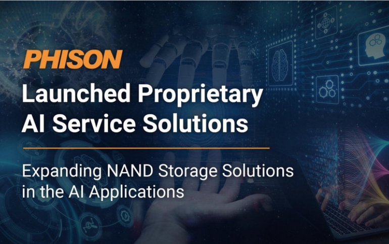 Phison Launches Proprietary AI Service Solutions Expanding NAND Storages in the AI Applications