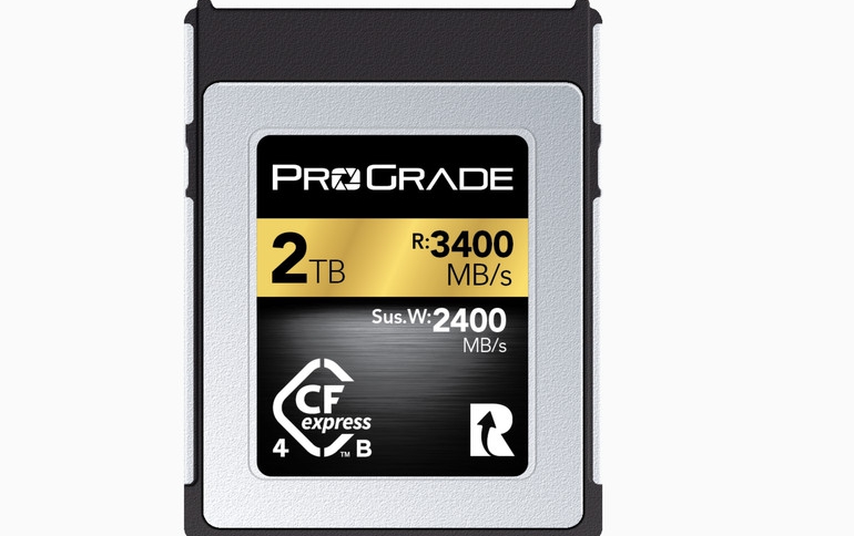 ProGrade Digital Announces 4th Generation CFexpress 4.0 Type B Gold Memory Cards