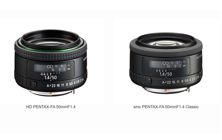 Ricoh announces two PENTAX 50mmF1.4 lens
