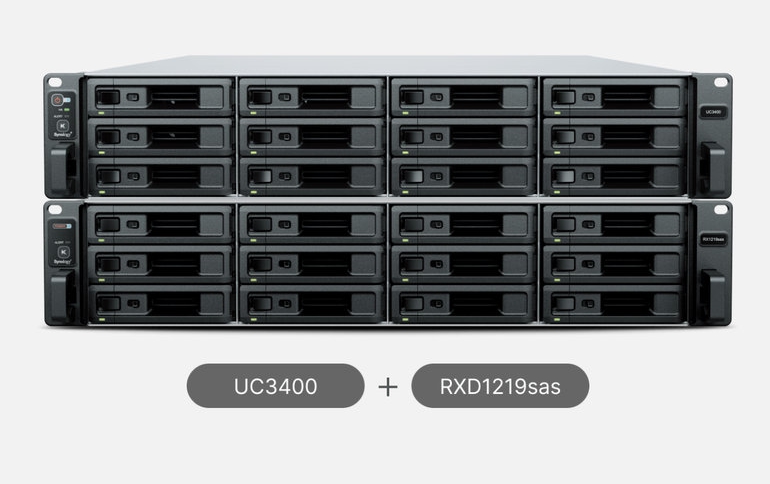 Synology introduces UC3400 and SA3400D dual-controller systems for high availability
