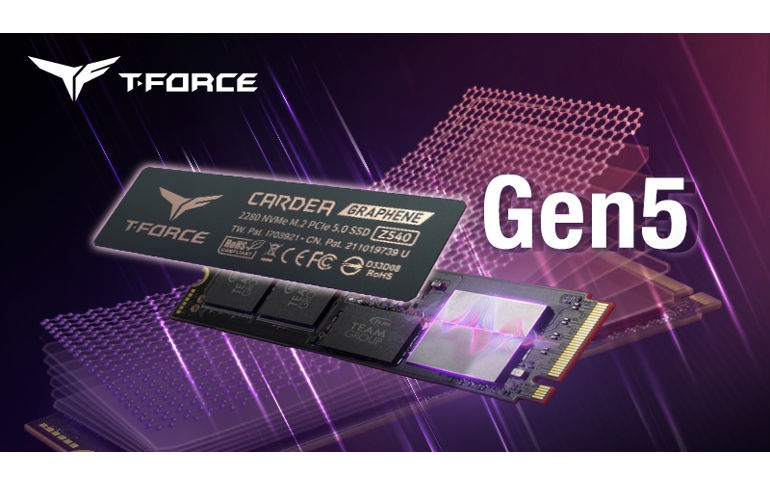 TEAMGROUP Releases the Invincible T-FORCE CARDEA Z540 M.2 PCIe 5.0 SSD with Gen5's Redefining SSD Speed