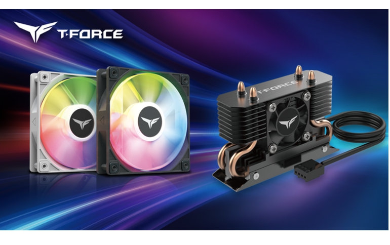 TEAMGROUP Launches Two SSD Cooling Products: The T-FORCE DARK AirFlow I SSD Cooler & RT-X120 ARGB Fan Powerful Cooling for Next-Generation Gen 5 SSDs