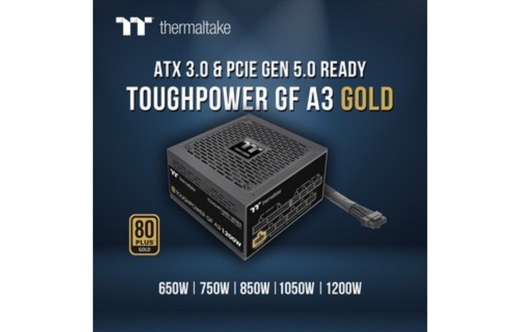 Thermaltake Unveils the New Toughpower GF A3 with ATX 3.0 Specification and Intel Voltage Regulation Standard