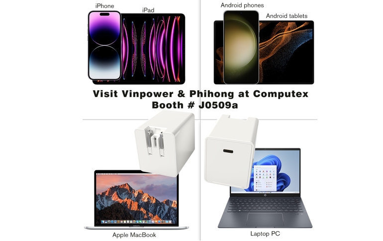 Vinpower developed the world’s first 1TB 65W GaN charging cube & backup storage