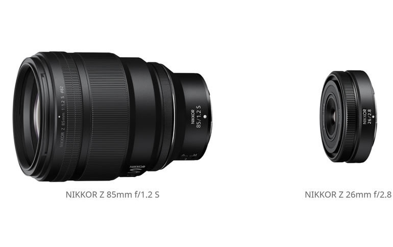Nikon announces developing of the NIKKOR Z 85mm f/1.2 S & 26mm f/2.8