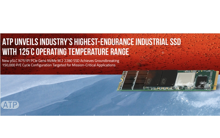 ATP Unveils Industry’s Highest-Endurance Industrial SSD with 125°C Operating Temperature Range