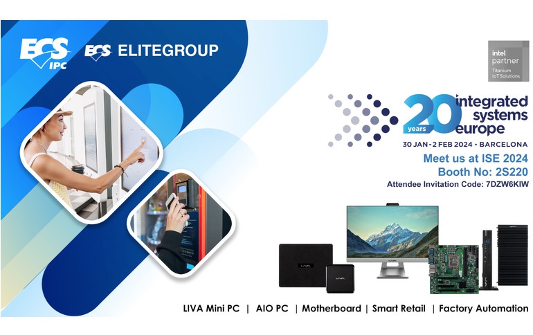 ECSIPC Will Showcase Smart Retail and Industrial Computing Solutions at ISE Barcelona 2024