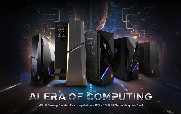 MSI Unveils AI-Driven Gaming Desktops with GeForce RTX 40 SUPER Series