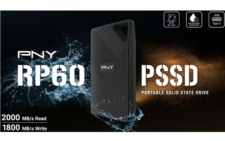 PNY Reveals the RP60 Portable SSD with USB 3.2 Gen 2x2 Type-C