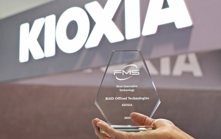 SSD-Based RAID Offload Technology from Kioxia Named ‘Best of Show’ at Future of Memory and Storage (FMS) 2024