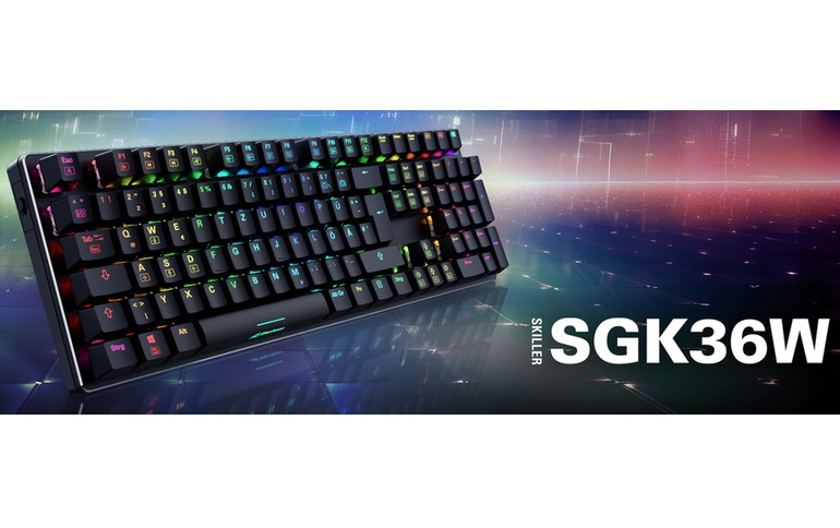 Sharkoon announces SKILLER SGK36 keyboard