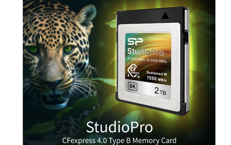 Silicon Power’s New StudioPro CFexpress 4.0 Type-B Memory Card Pushes Storage Limits for Professional Creators