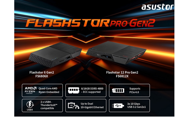 Speeds Keep Ryzen and Risin’ on ASUSTOR’s Flashstor Gen2
