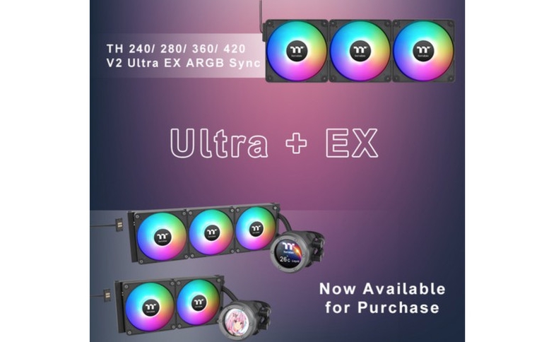 Thermaltake Unveils the TH V2 Ultra EX ARGB Sync AIOs with Advanced MagForce 2.0 Design