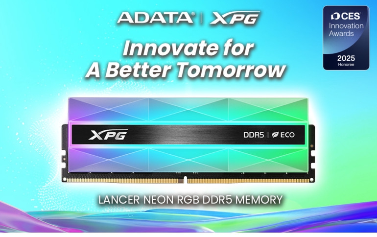 XPG LANCER NEON Honored at CES Innovation 2025