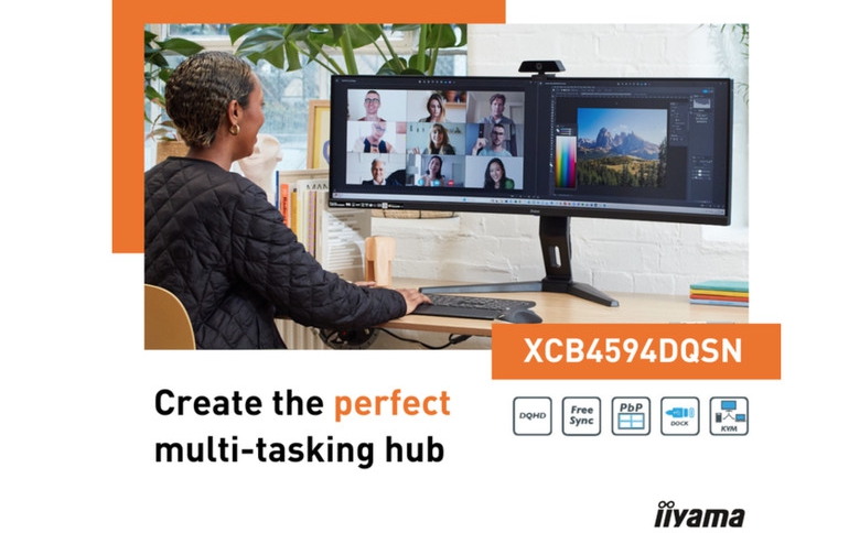iiyama Redefines Work and Play with the XCB4594DQSN-B1 Offering the Ultimate Home Office and Gaming Experience