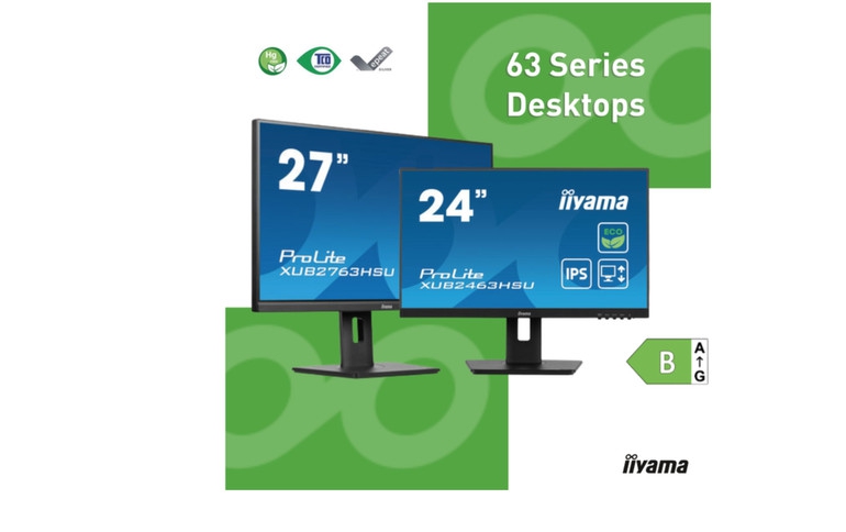 iiyama Unveils a Range of Eco-Conscious Desktop Monitors for a Sustainable Tomorrow