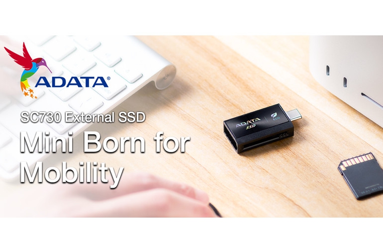 ADATA Unveils Industry’s Most Compact Dual-Connector External SSD SC730