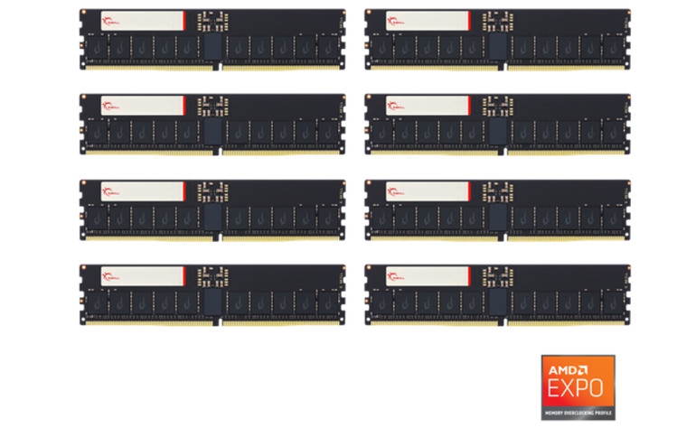 G.SKILL Announces T5 Neo Series DDR5-6400 CL38 512GB (64GBx8) Overclocked R-DIMM Memory Kit with AMD EXPO Support for AMD Ryzen Threadripper PRO Workstations