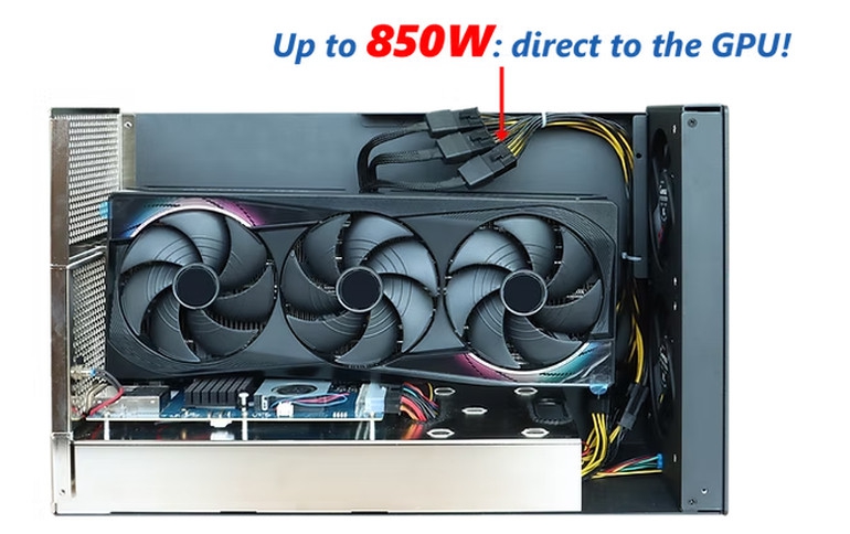 HighPoint Upgrades RocketStor 8000 Series eGPU Enclosures with 850W PSU and Smart Cooling Solution for Gen5 GPUs