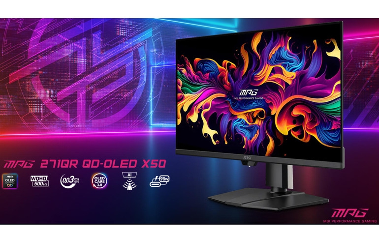 MSI Unveils MPG 271QR QD-OLED X50 –TRUE AI QD-OLED Gaming Monitor