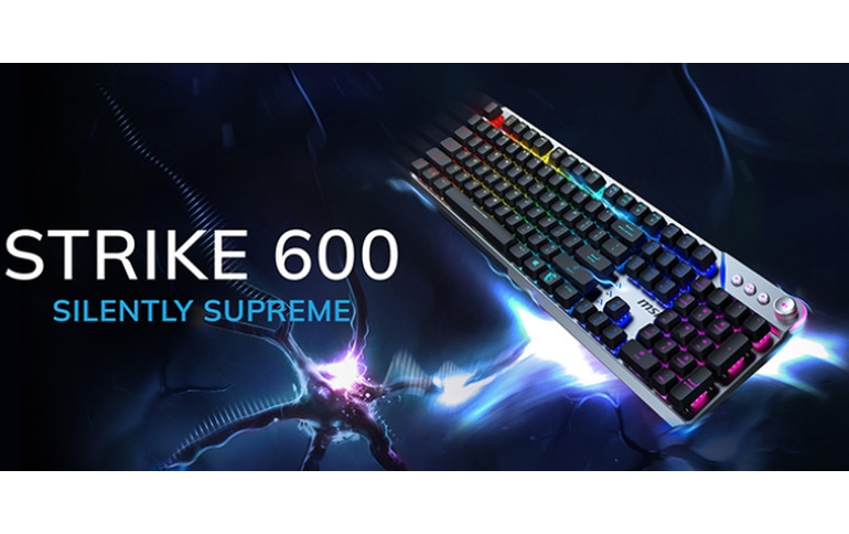 MSI Unveils the STRIKE 600 Silent Mechanical Keyboard