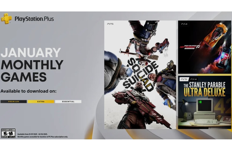 PlayStation Plus Monthly Games for Jan 2025