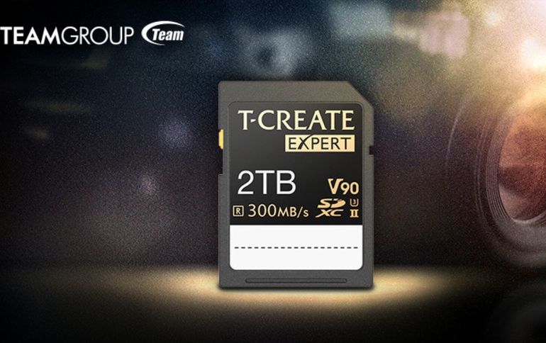 TEAMGROUP LAUNCHES INDUSTRY-LEADING 2TB T-CREATE EXPERT SDXC UHS-II U3 V90 MEMORY CARD