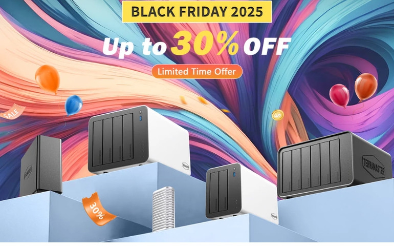 TerraMaster Black Friday & Cyber Monday 2025 Mega Sale Is Here