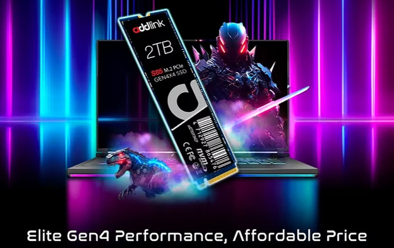 addlink Unveils the S85 PCIe 4.0 SSD