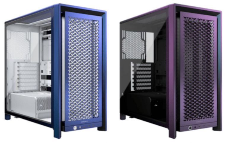CORSAIR Introduces Limited-Edition FRAME 4000D Nova and Galaxy cases with Color-Shift Finishes