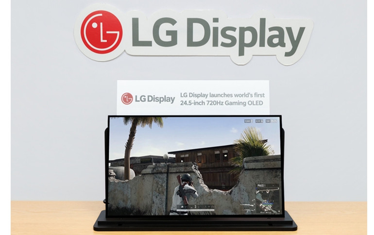 LG Display launches 24.5-inch 720Hz Gaming OLED Panel