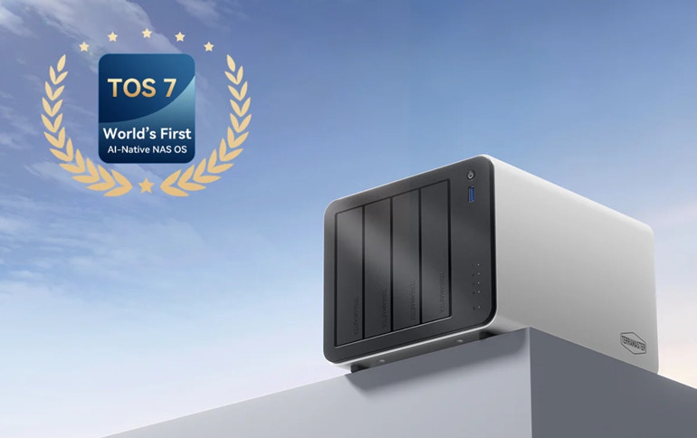 TerraMaster F4-425 Pro features the world’s first AI-native TOS 7 NAS system